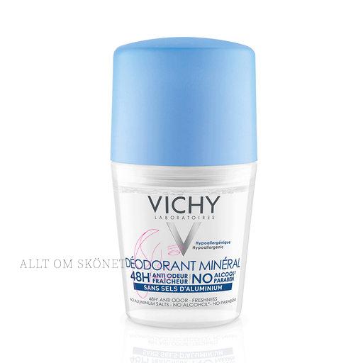 Budgetprodukten: VICHY Deodorant antiperspirant deodorant roll-on 48h. Utan parfym. 50 ml
