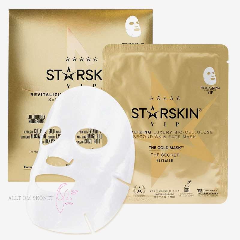 Budgetprodukten: Starskin The Gold Mask VIP Coconut Bio Cellulose Second Skin Face mask