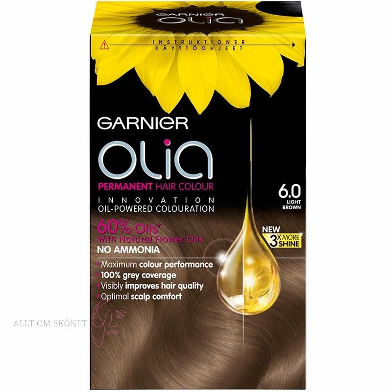 Mellanprodukten: Garnier Olia Permanent Hair Colour Light Brown