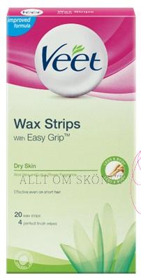 Veet EasyGrip Ready-to-use Wax Strips Dry Skin