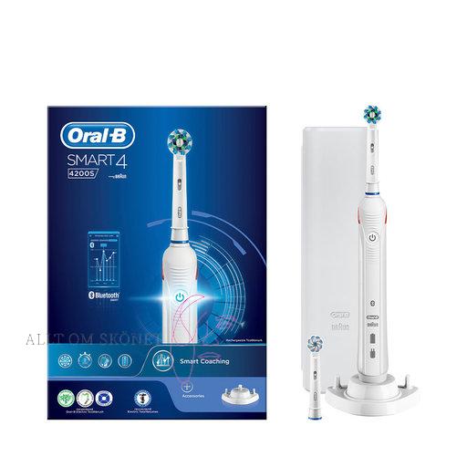 Oral-B Smart 4 4200S Eltandborste med 3 borstlägen