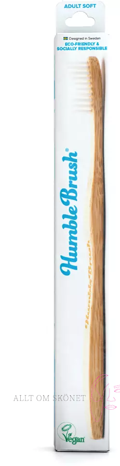 Humble Brush Bambu Tandborste Vuxen Vit