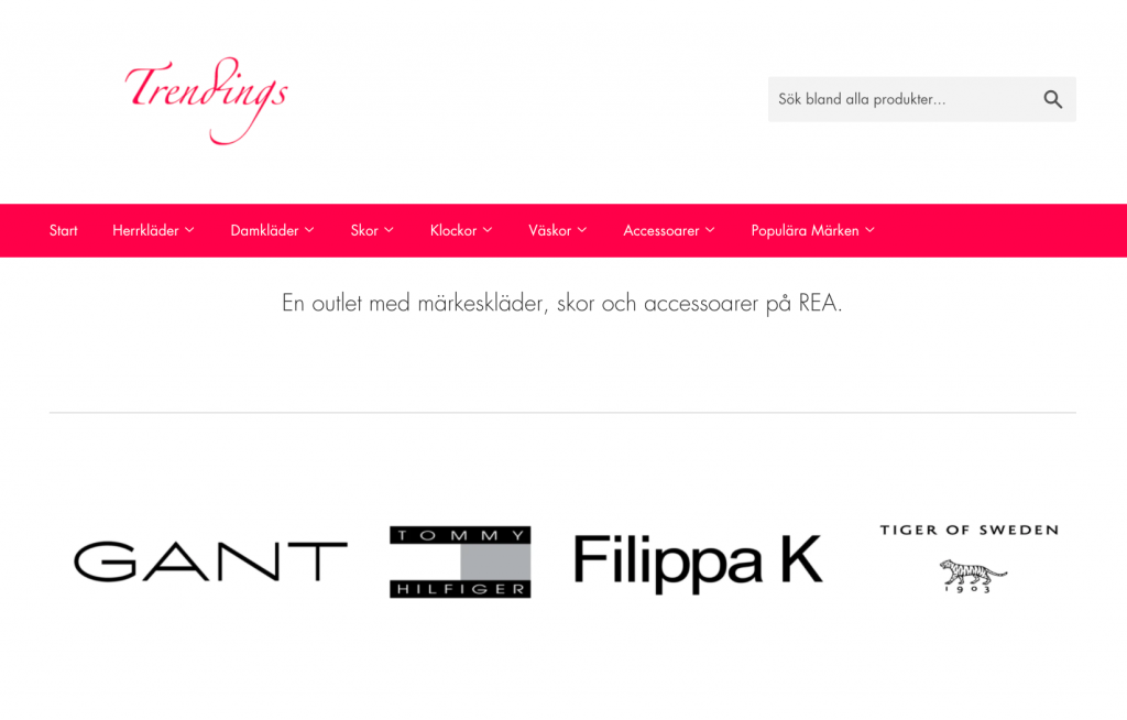 Köp dina kläder från en outlet online