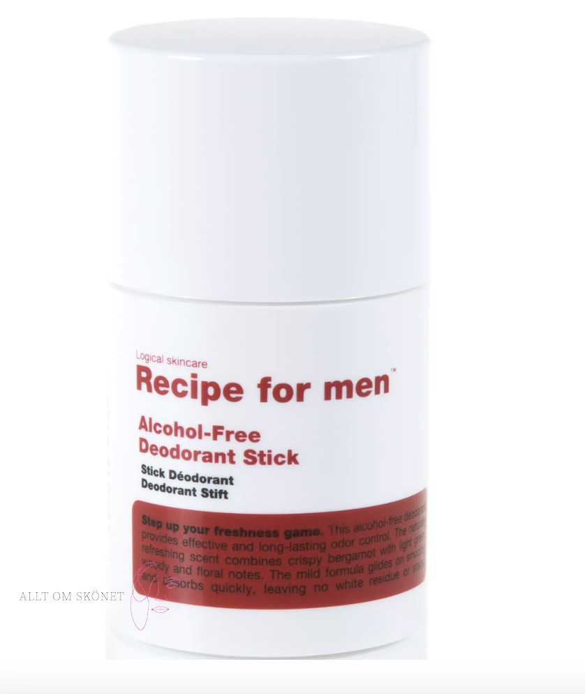 Recipe for men Deodorant Stick Alcohol-free 75 ml