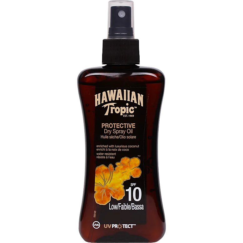 Hawaiian Tropic Protective Dry Spray Oil SPF10 200 ml